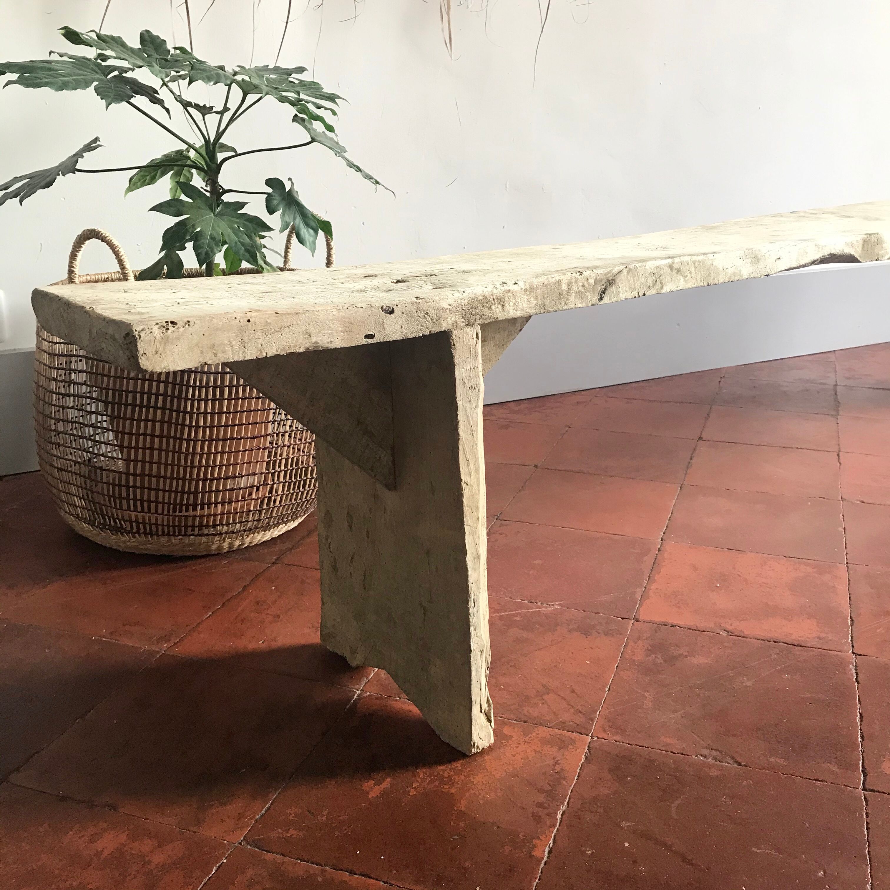 Old wooden bench