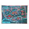 Plan de la ville de Trévise / Italie
