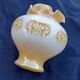 Duo of orange opaline tulip globes for suspension, art deco