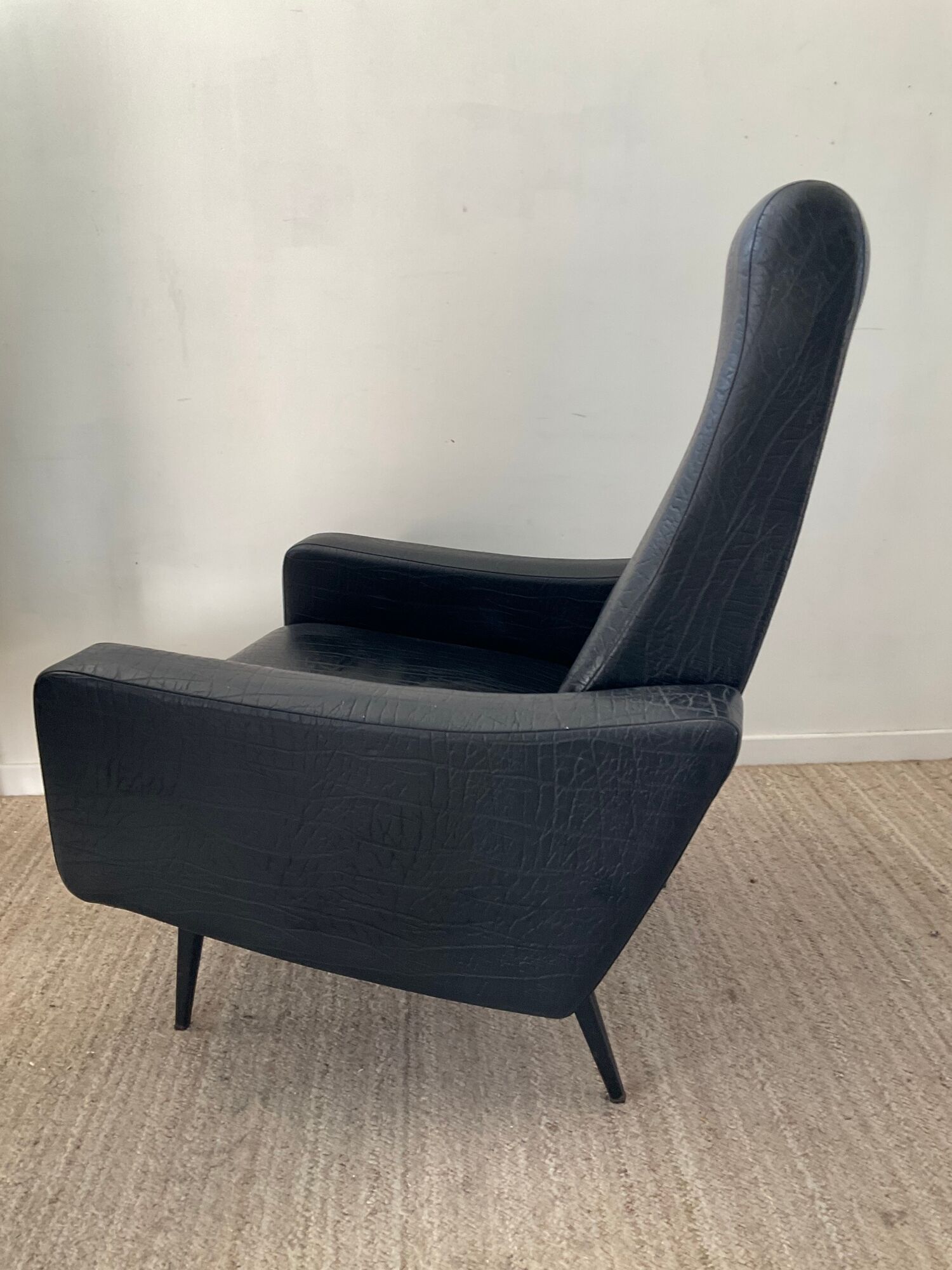 Pair of vintage folding armchairs from the 50s and 60s