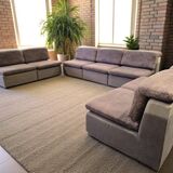 7-piece vintage modular sofa / living room / sofa