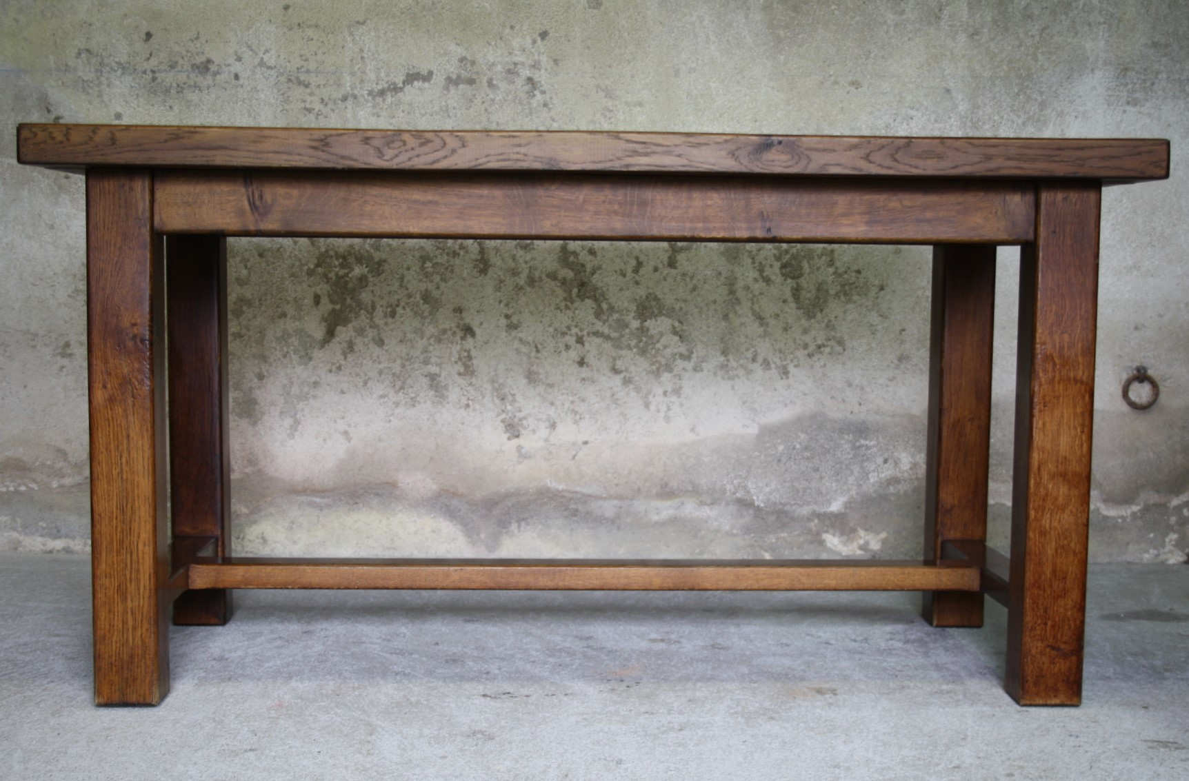 Oak farmhouse table