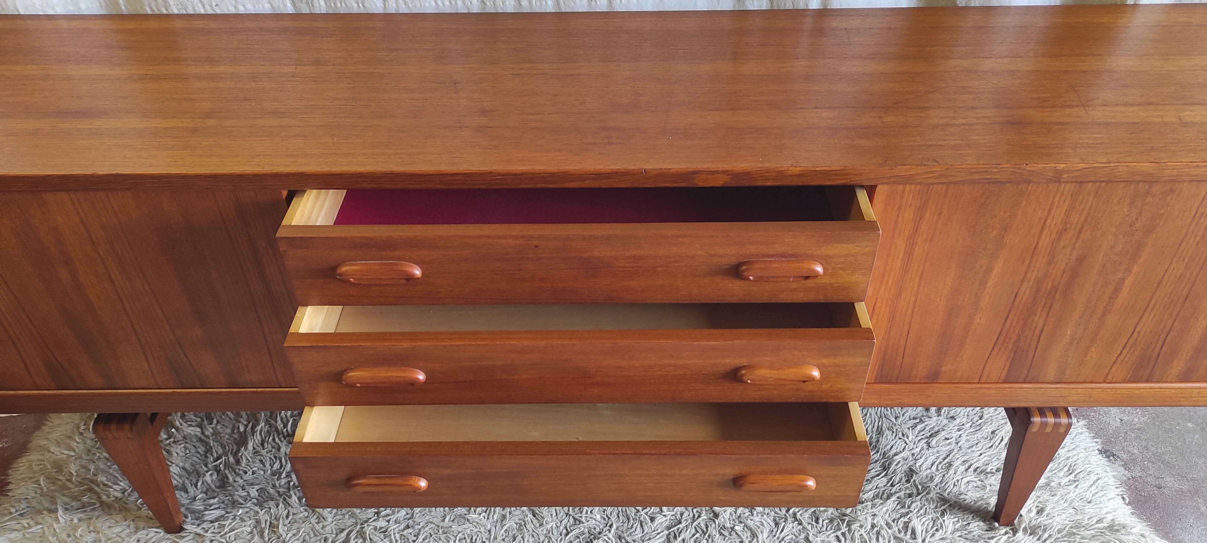 Scandinavian enfilade style in teak - Arnø furniture - 1950s/60s