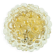 Large Mid-Century Amber Bubble Glass Ceiling Light by Helena Tynell, 1960s
