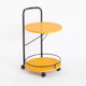 Serving table lacquered iron, france, 80s
