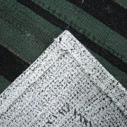 Green & Black Vintage Kilim Rug, 86x86Cm