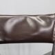 Ensemble de six fauteuils en cuir italien et chrome par Arper.