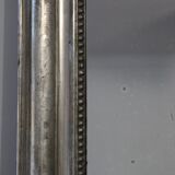 Louis Philippe silver mirror - 110 X 80 cm