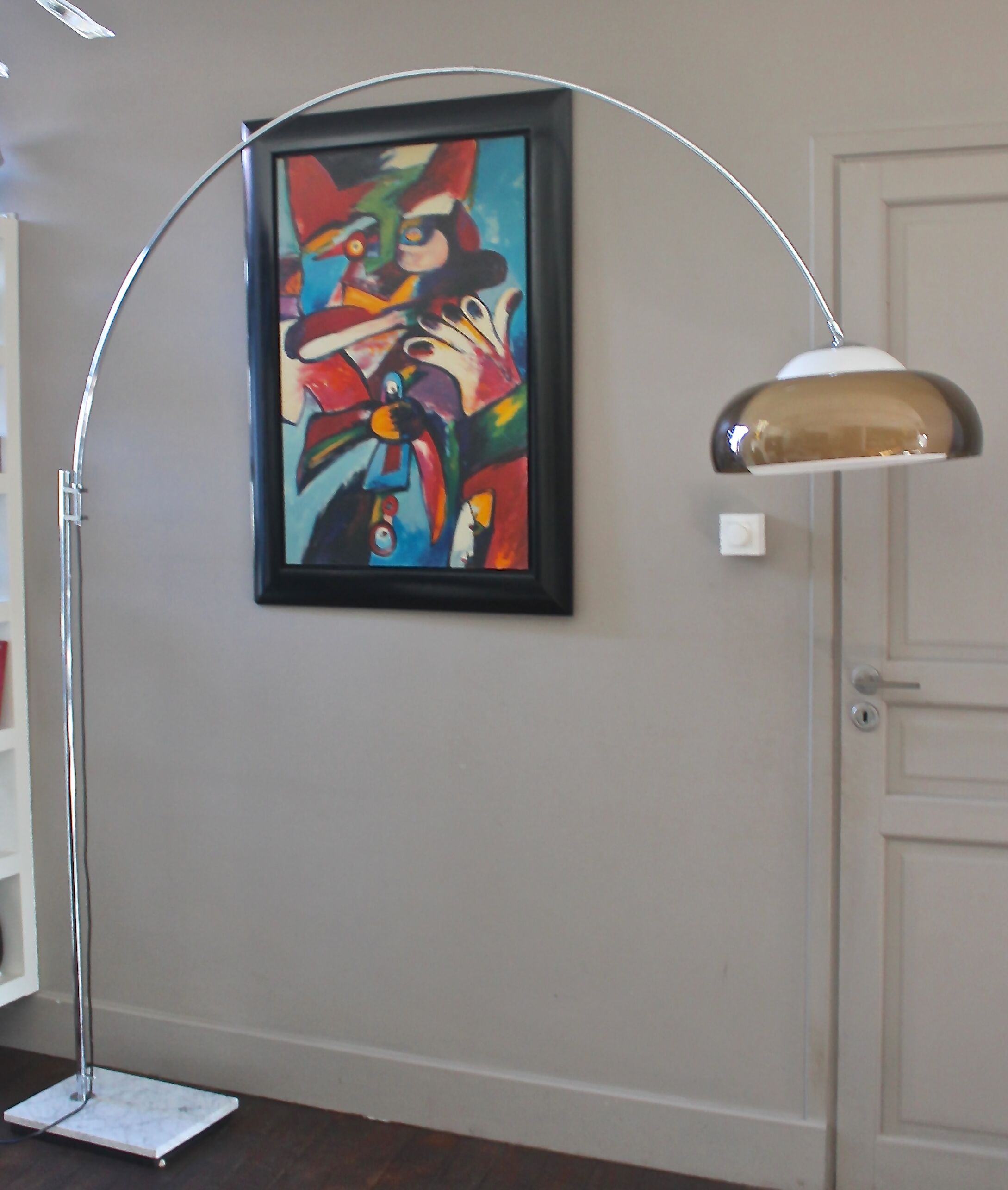 Guzzini arc floor lamp 1960/1970
