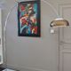 Guzzini arc floor lamp 1960/1970