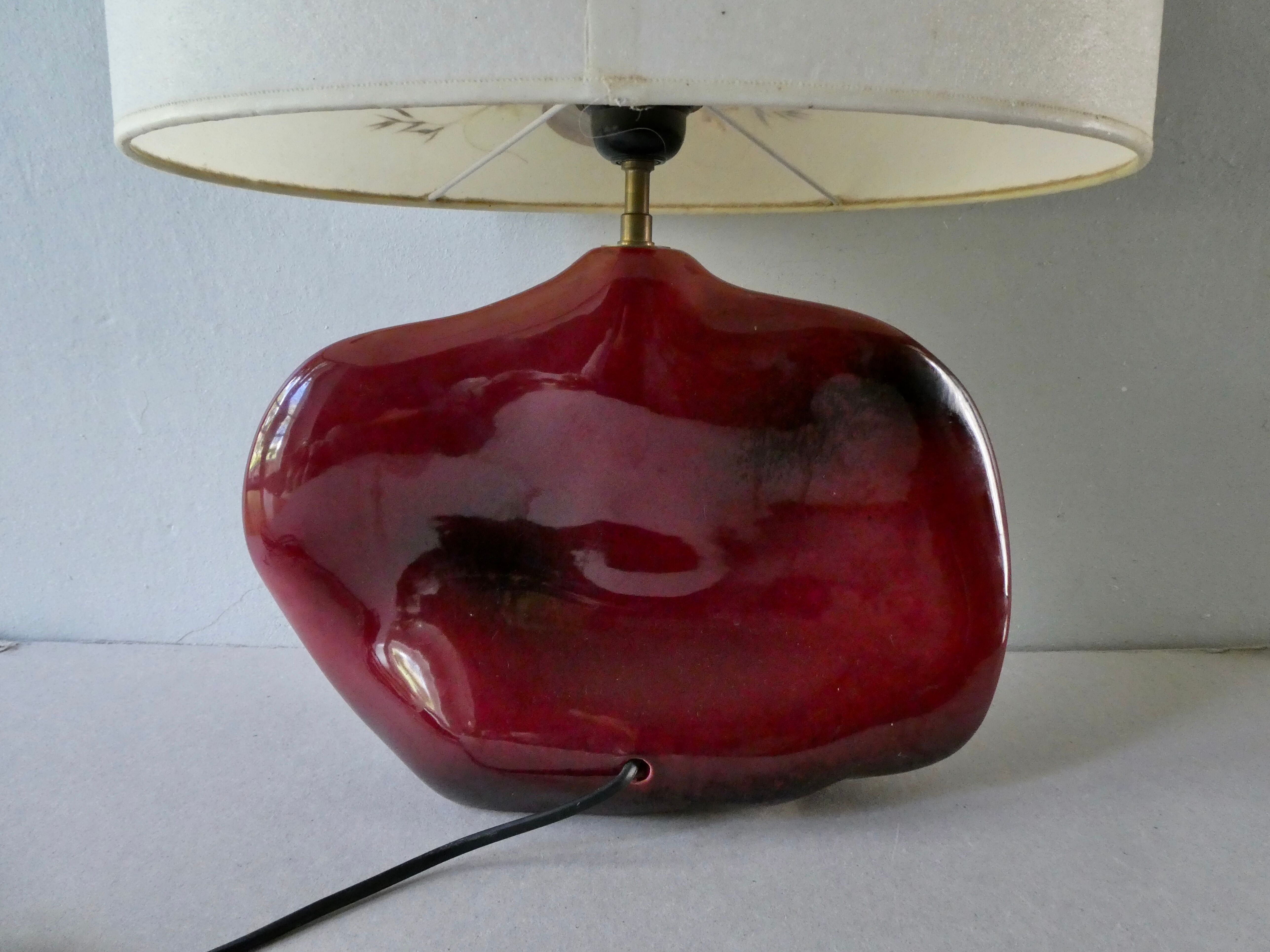 Ceramic lamp shape lens, Idlas, 70s