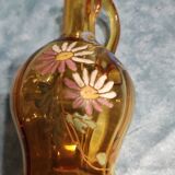 Old enamelled pitcher