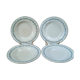 Lot de 4 assiettes creuses anciennes Gien – Terre de Fer modèle Austerlitz
