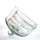 Old cheese bell in green blown glass - Vintage Globe display 19cm