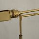 Brass reading floor lamp from the 1970s