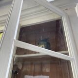 XL display case with white patina