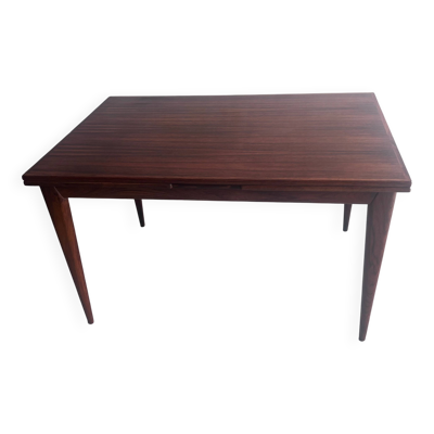 Danish extendable dining table in rosewood by Niels O. Møller, model 254, Denmark, 1960s.