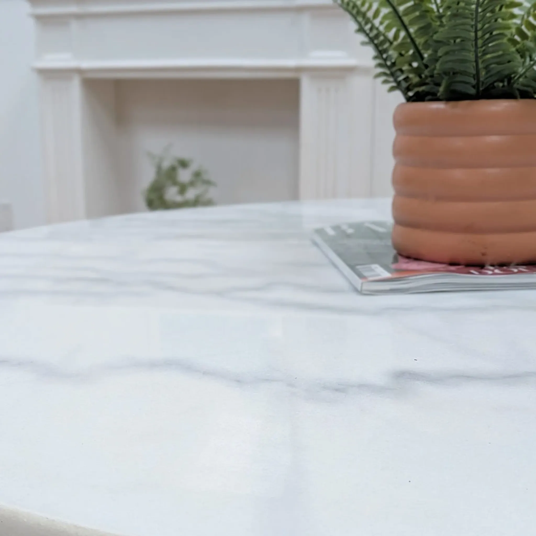 AKA Wattenheimer coffee table from the 1960s, marble and aluminium cast.