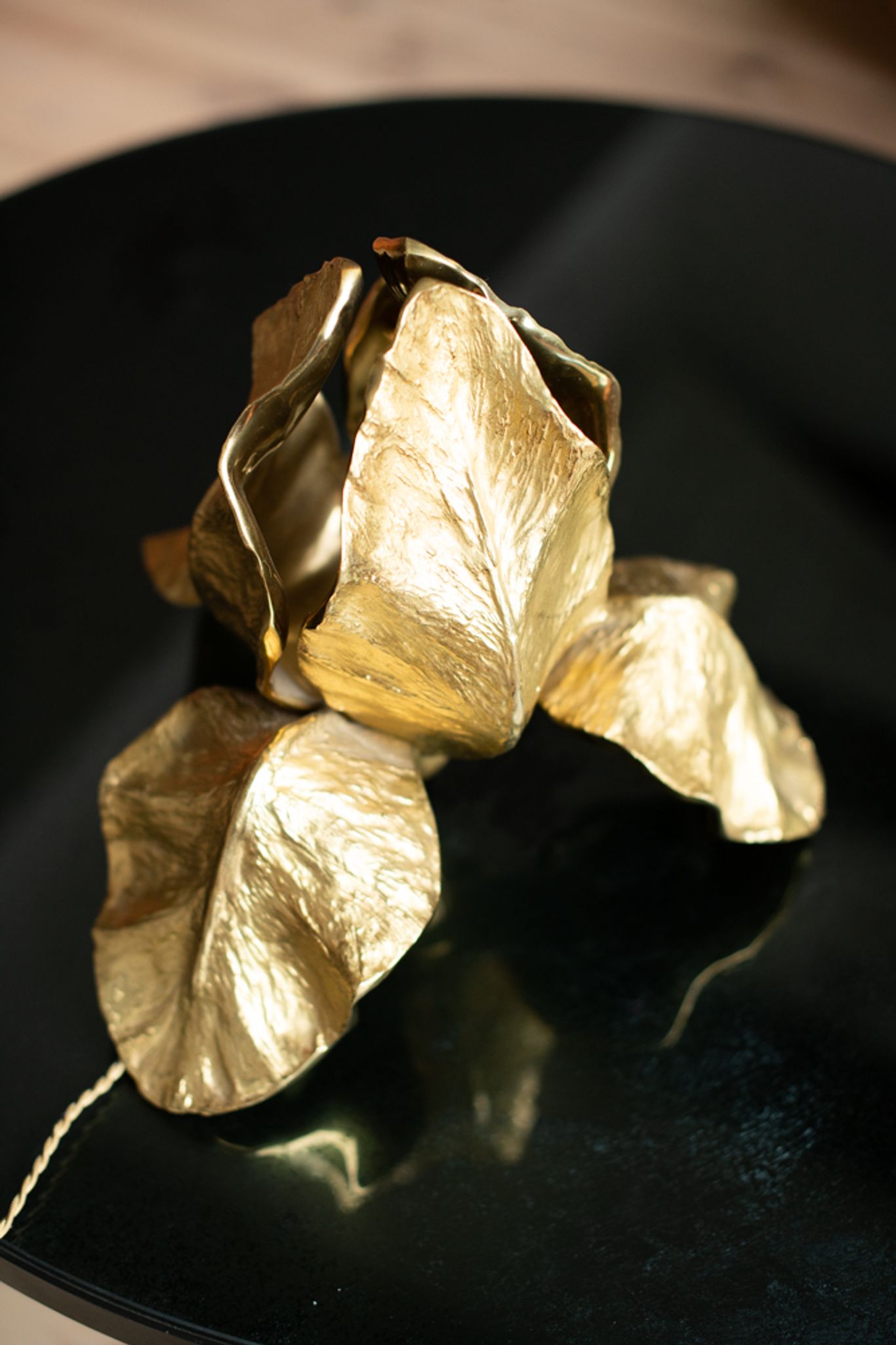 Iris table lamp by Christiane Charles for Maison Charles