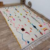 Handmade wool Berber rug 300 X 186 CM