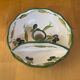 Aperitif plate style vallauris polychrome ceramic olive decor vintage