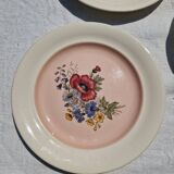 9 assiettes plates en porcelaine villeroy et boch modele 1584 25 cm