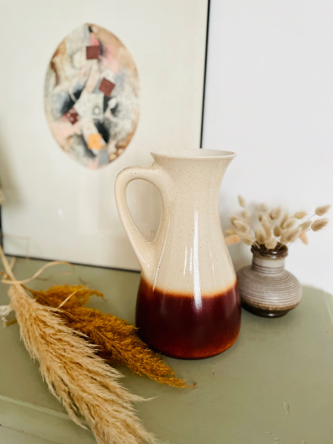 Vintage pitcher vase Bay Keramik West Germany