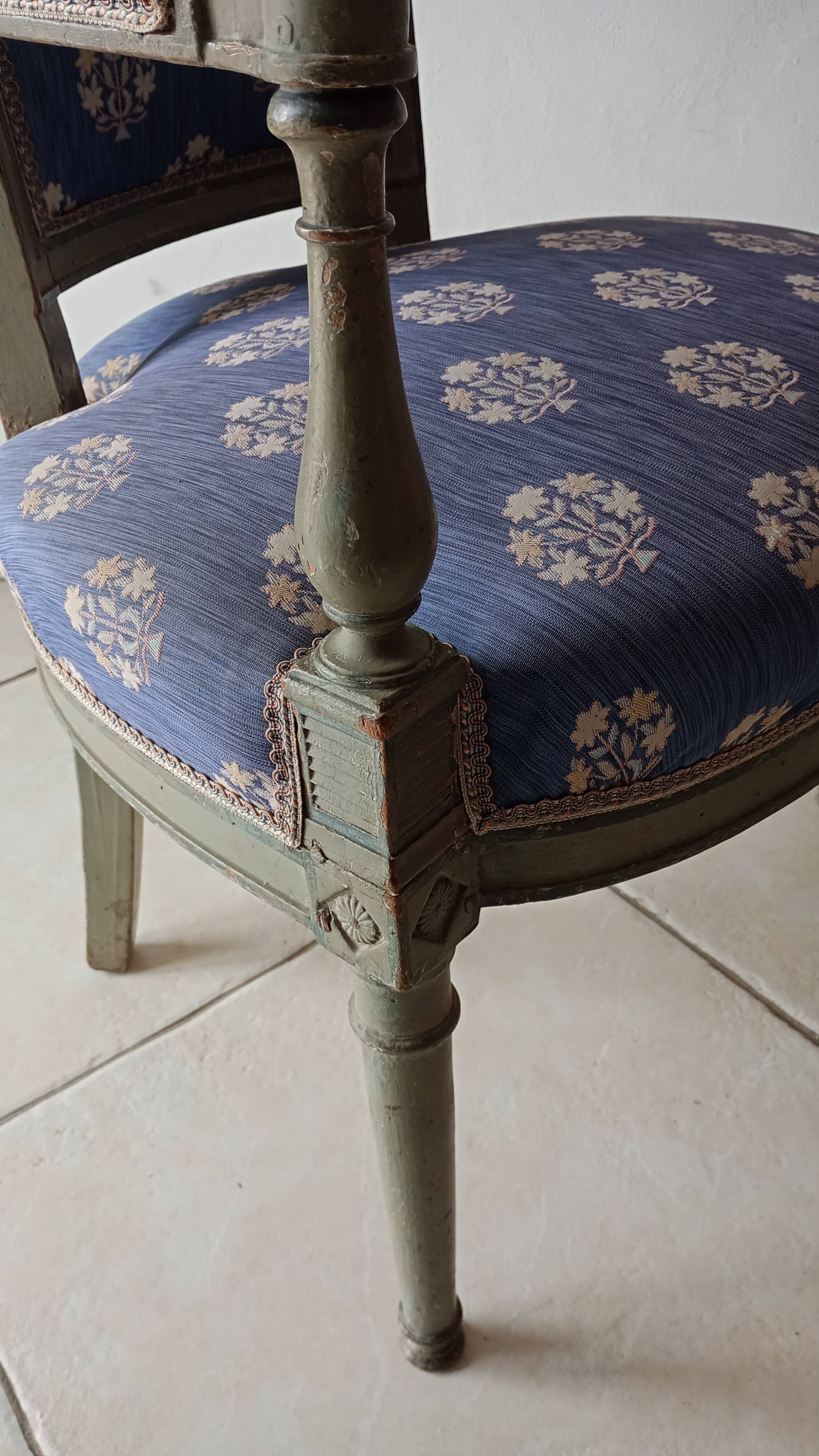 pair of Directoire armchairs