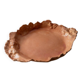 Coupe en terre cuite vintage des années 1970, céramique d’atelier artisanale, dessus émaillé, forme organique, céramique d’art italienne, coupe à fruits, idée cadeau