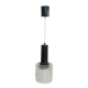 Set of 3 Vintage 1970s Hand-Blown Crystal Pendant Wall Lights