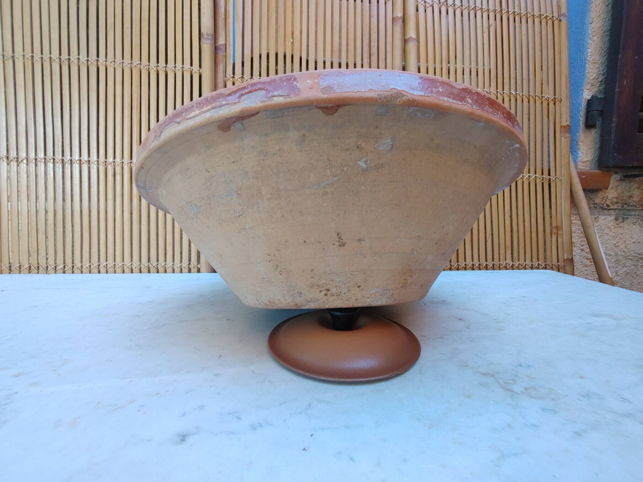 Large ancient Provencal terracotta Tian