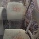 6 contemporary chairs for dining room.