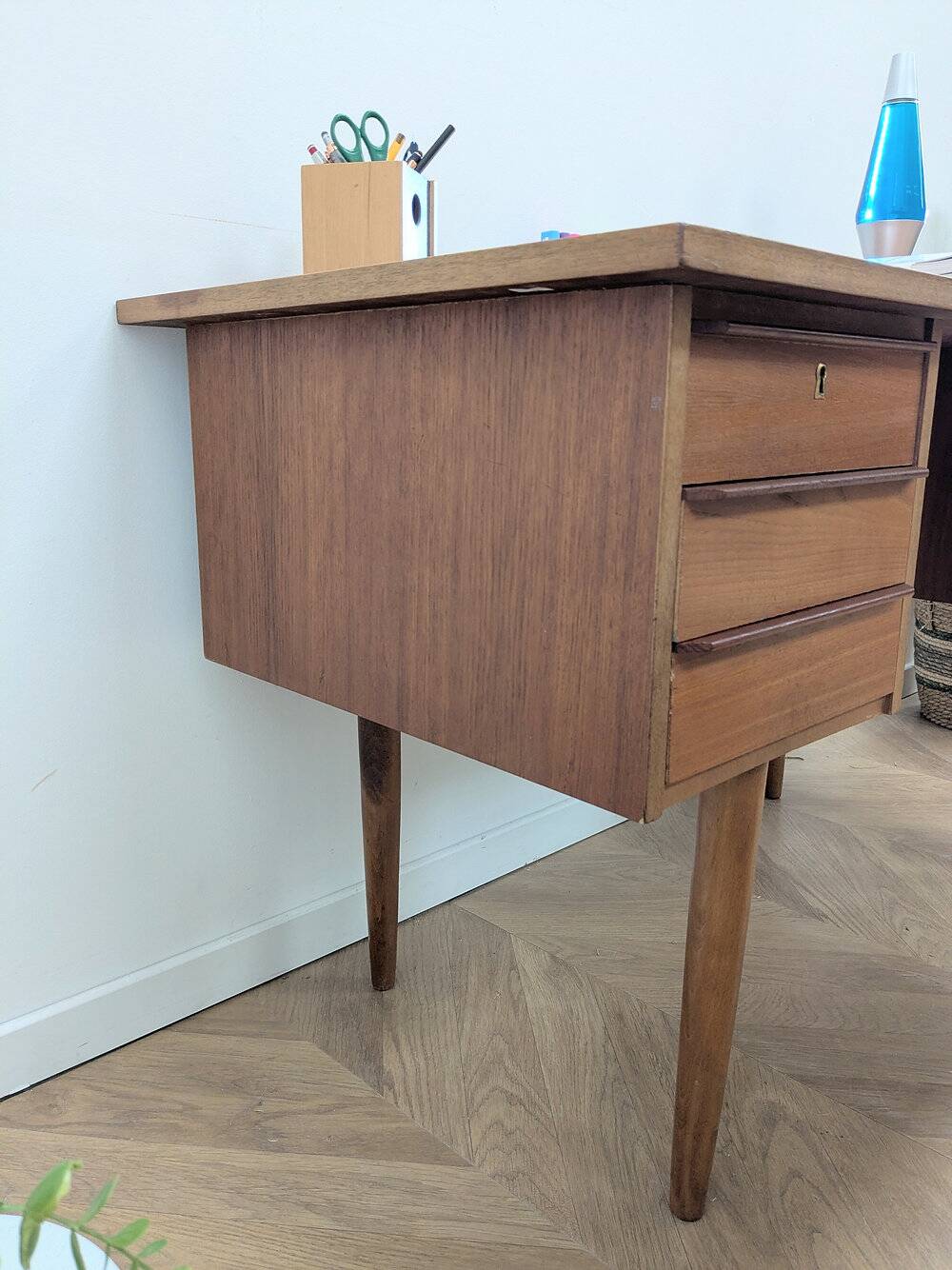 Vintage Danish teak desk