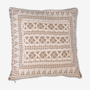 Coussin crochet