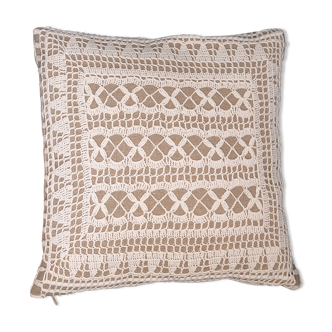 Coussin crochet