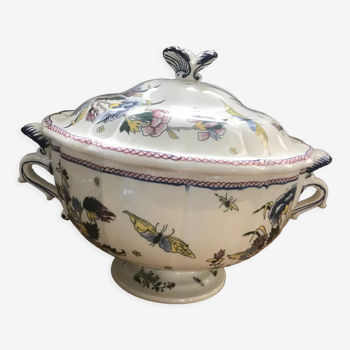 Gien porcelain tureen