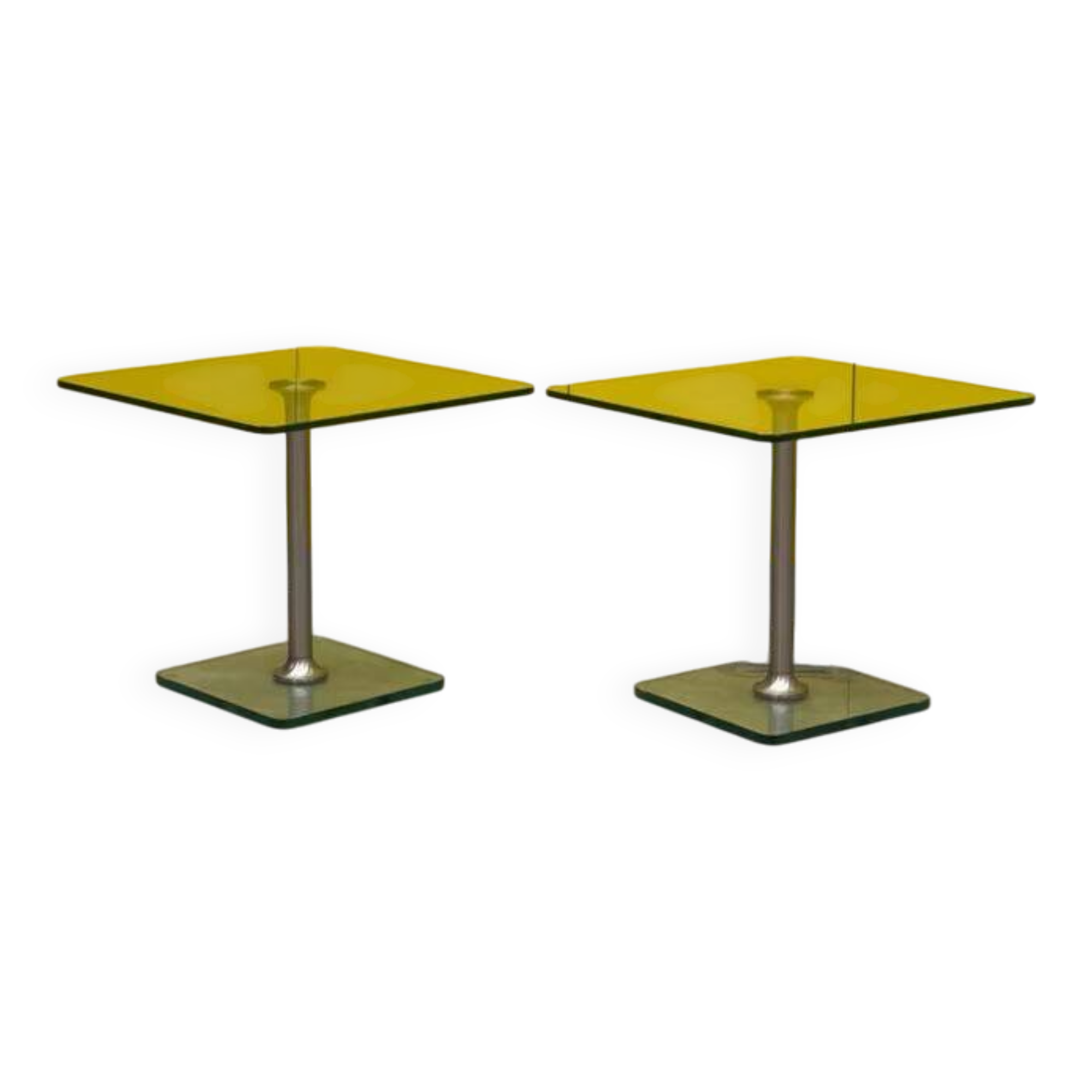 Draenert allegro 1011 glass side tables – set of 2  (price is for one )