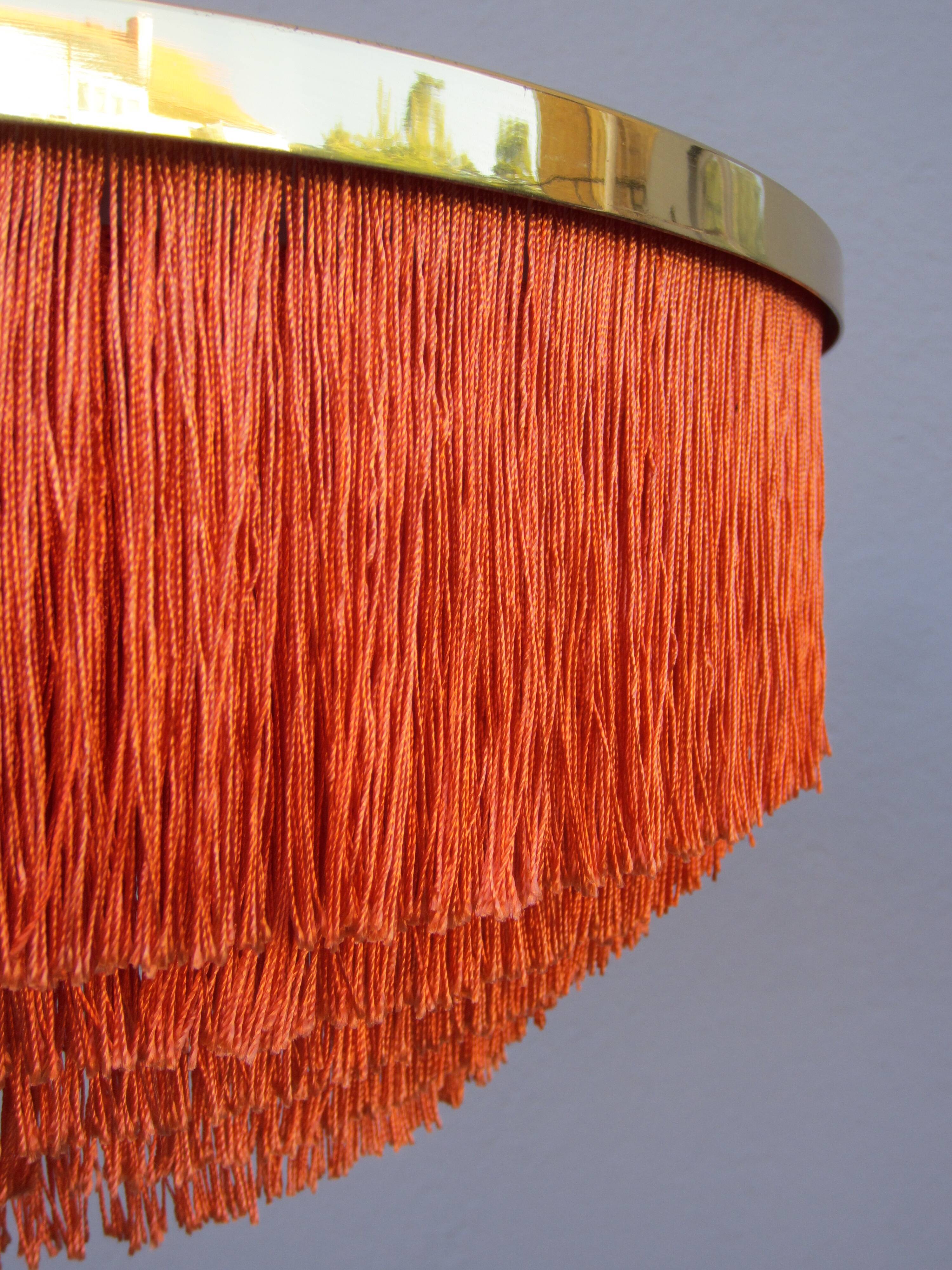 Scandinavian fringed pendant lamp model T-603 by Hans-Agne Jakobsson