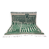 Handmade pure wool rug, traditional size 200 x 300 cm.