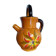 Pitcher jug vase enamelled ceramic Camarès