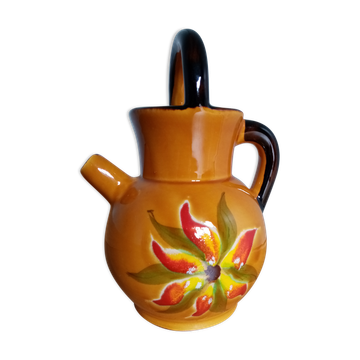 Pichet cruche vase en céramique émaillée Camarès