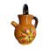Pitcher jug vase enamelled ceramic Camarès