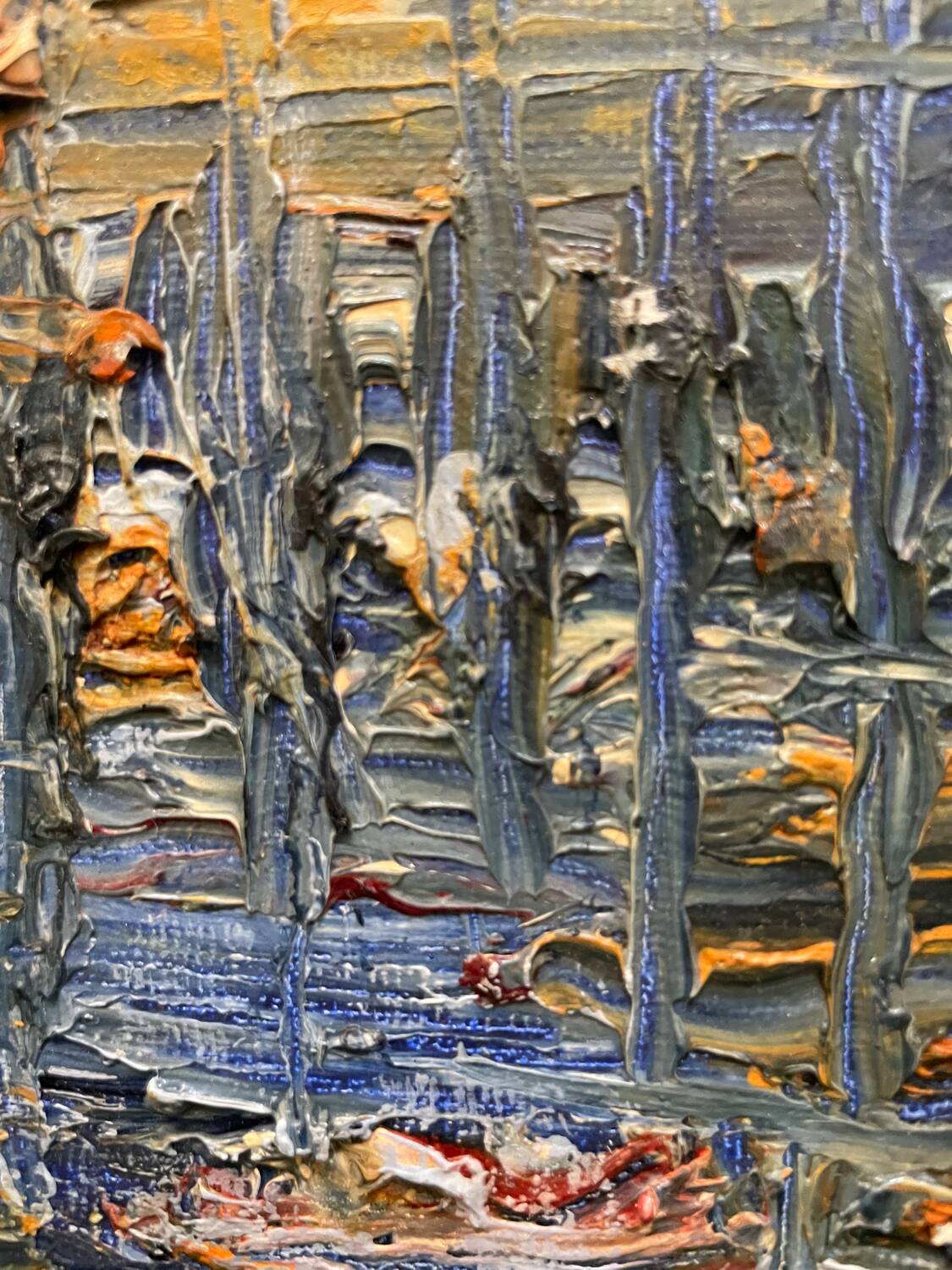 Abstract composition painting 20th century