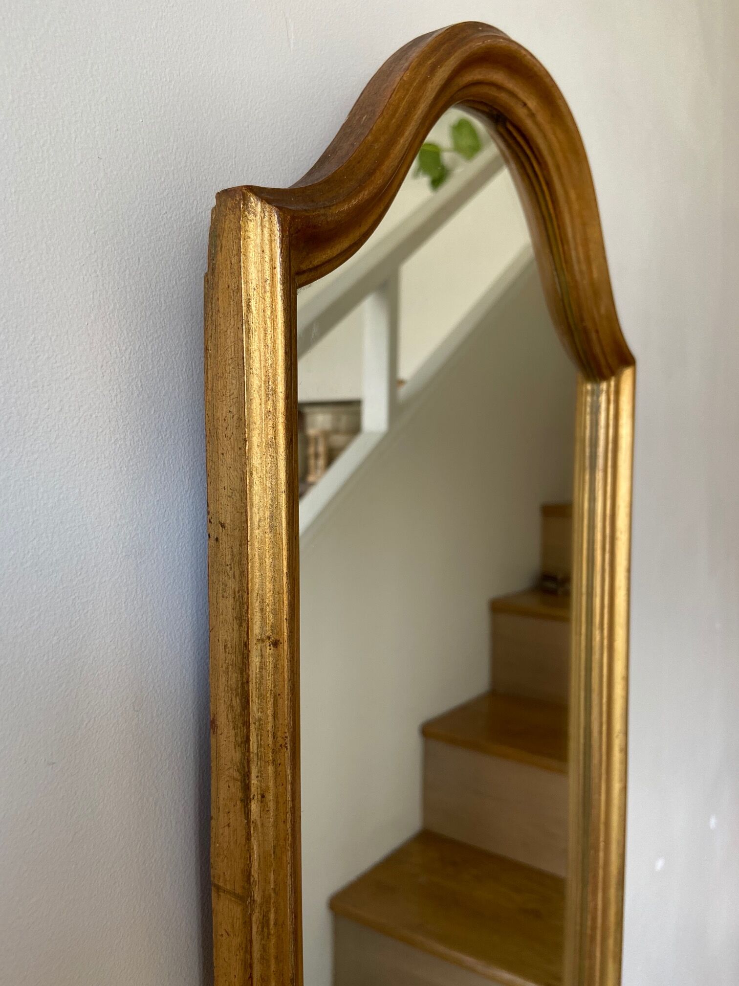 Classic gold mirror 116 x 31 cm