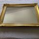 Vintage rectangular mirror in gilded wood h49 xl35