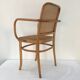 Bentwood and cane armchair
