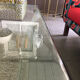 Sleek glass coffee table design