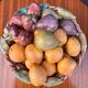 Fruit basket trompe l'œil Portugal 1970s