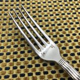 Silver-plated metal fork from Christofle, Aria model