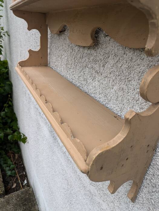 Old hanging shelf